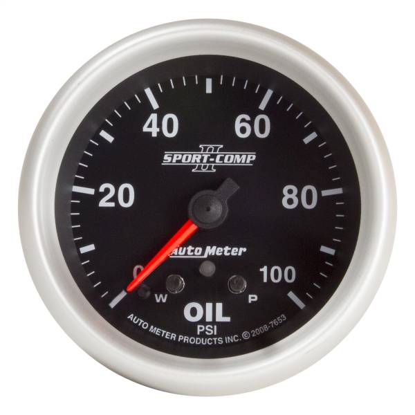 AutoMeter - AutoMeter 2-5/8in. OIL PRESSURE,  0-100 PSI - 7653