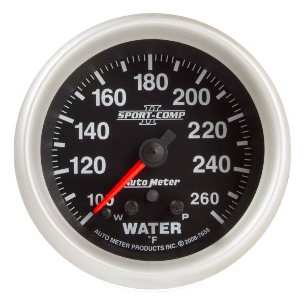 AutoMeter - AutoMeter 2-5/8in. WATER TEMPERATURE,  100-260 deg.F - 7655