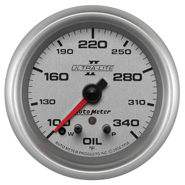 AutoMeter - AutoMeter 2-5/8in. OIL TEMPERATURE,  100-340 deg.F - 7756