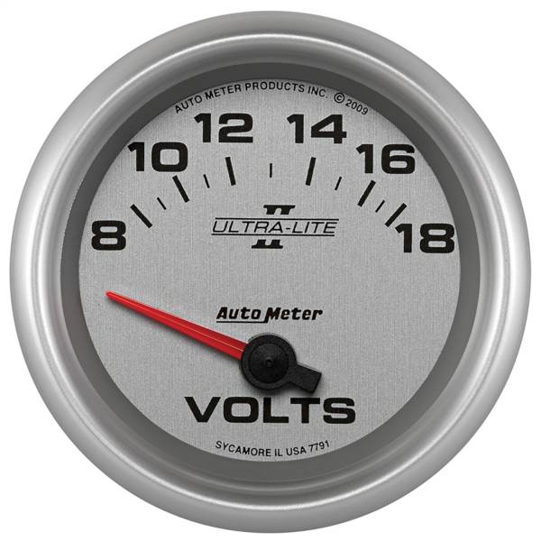 AutoMeter - AutoMeter 2-5/8in. VOLTMETER,  8-18V - 7791