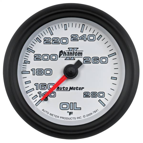 AutoMeter - AutoMeter 2-5/8in. OIL TEMPERATURE,  140-280 deg.F - 7841