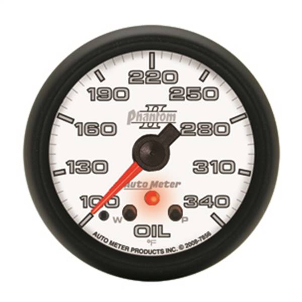AutoMeter - AutoMeter 2-5/8in. OIL TEMPERATURE,  100-340 deg.F - 7856