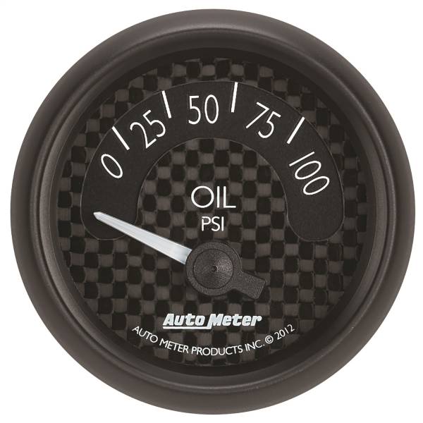 AutoMeter - AutoMeter 2-1/16in. OIL PRESSURE,  0-100 PSI - 8027