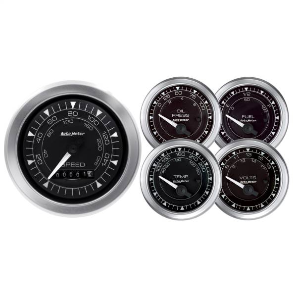 AutoMeter - AutoMeter 5 PC. GAUGE KIT,  3-3/8in./2-1/16in. - 8100