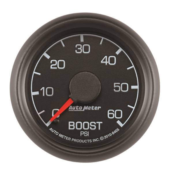 AutoMeter - AutoMeter 2-1/16in. BOOST,  0-60 PSI - 8405