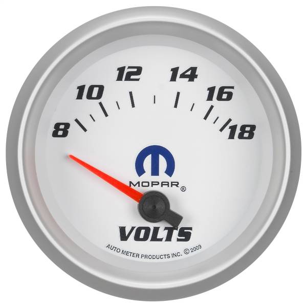 AutoMeter - AutoMeter 2-5/8in. VOLTMETER,  8-18V - 880252