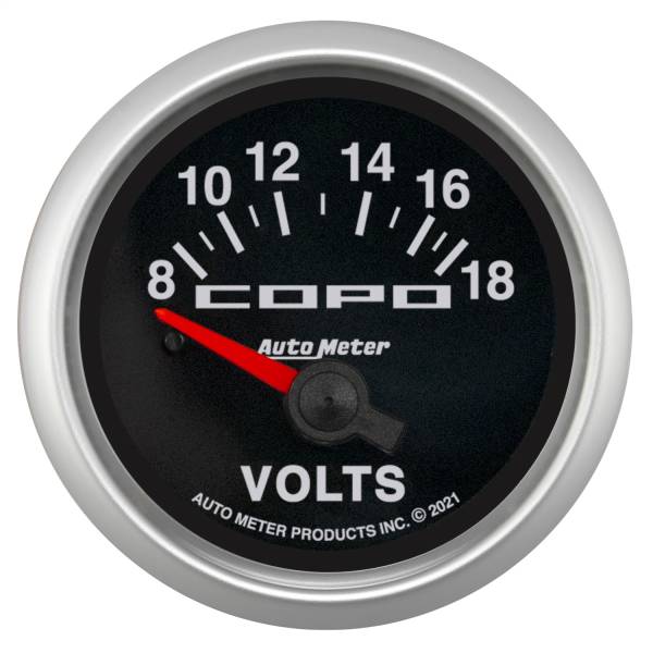 AutoMeter - AutoMeter 2-1/16in. VOLTMETER,  18V - 880874