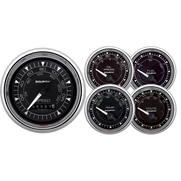 AutoMeter - AutoMeter 5 PC. GAUGE KIT,  3-3/8in./2-1/16in. - 9708