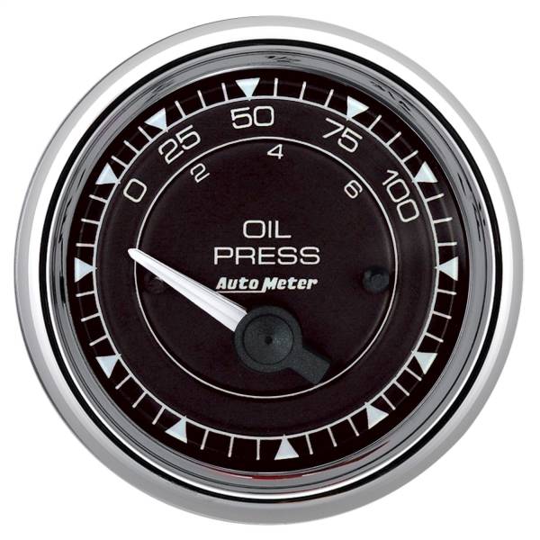 AutoMeter - AutoMeter 2-1/16in. OIL PRESSURE,  0-100 PSI - 9727