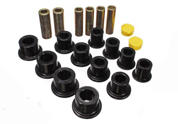 Energy Suspension - Energy Suspension Leaf Spring Bushing Set,  Black - 4.2148G