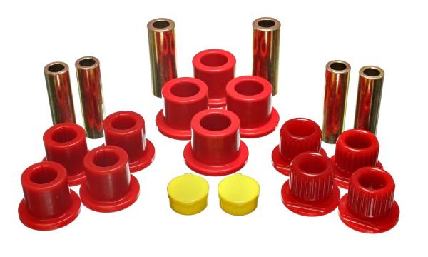 Energy Suspension - Energy Suspension Leaf Spring Bushing Set,  Red - 4.2149R