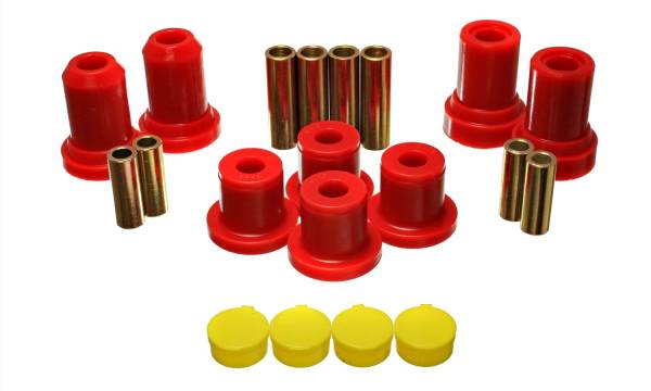 Energy Suspension - Energy Suspension Control Arm Bushing Set,  Red - 4.3160R