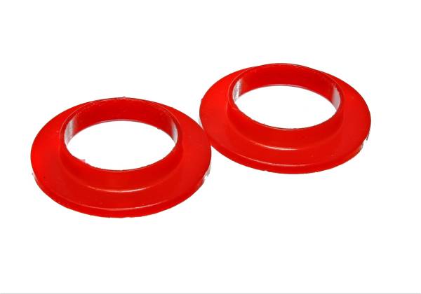 Energy Suspension - Energy Suspension Coil Spring Isolator Set,  Red - 9.6103R