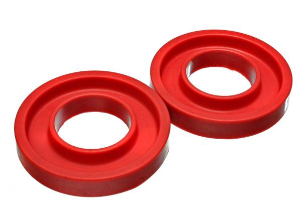 Energy Suspension - Energy Suspension Coil Spring Isolator Set,  Red - 9.6105R