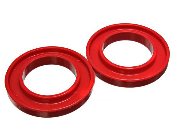 Energy Suspension - Energy Suspension Coil Spring Isolator Set,  Red - 9.6107R