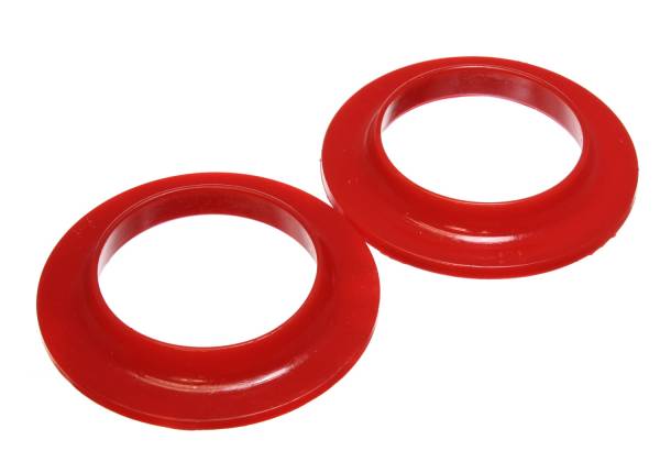 Energy Suspension - Energy Suspension Coil Spring Isolator Set,  Red - 9.6108R