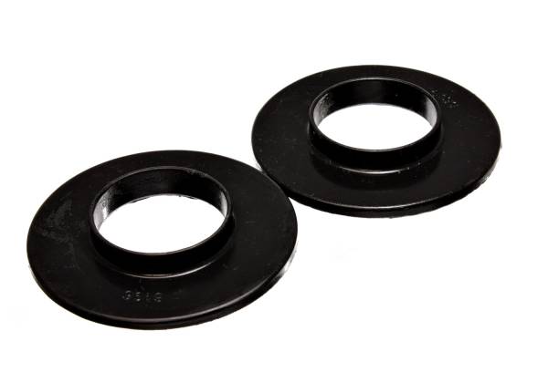 Energy Suspension - Energy Suspension Coil Spring Isolator Set,  Black - 9.6116G