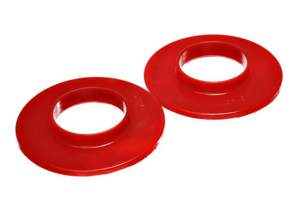 Energy Suspension - Energy Suspension Coil Spring Isolator Set,  Red - 9.6116R