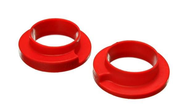 Energy Suspension - Energy Suspension Coil Spring Isolator Set,  Red - 9.6117R