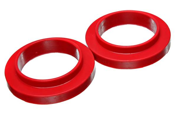 Energy Suspension - Energy Suspension Coil Spring Isolator Set,  Red - 9.6120R