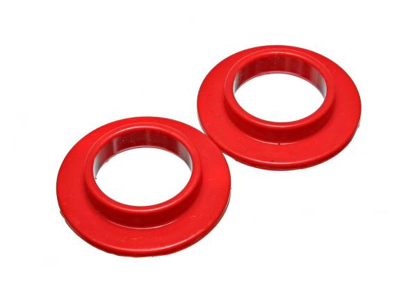 Energy Suspension - Energy Suspension Coil Spring Isolator Set,  Red - 9.6121R