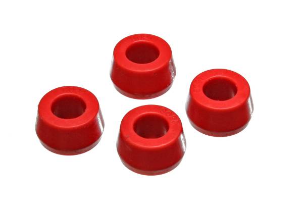 Energy Suspension - Energy Suspension Universal Shock Eyes,  Red - 9.8142R