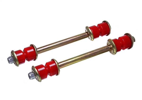 Energy Suspension - Energy Suspension Heavy Duty Sway Bar End Link Set,  Red - 9.8176R