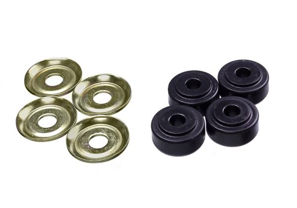 Energy Suspension - Energy Suspension Shock Bushing Set,  Black - 9.8177G