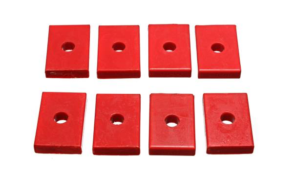 Energy Suspension - Energy Suspension Universal Leaf Spring Pad,  Red - 9.9536R