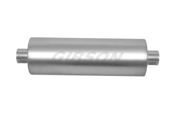 Gibson Performance Exhaust - Gibson Performance Exhaust SFT Superflow Center/Center Round Muffler - 420887