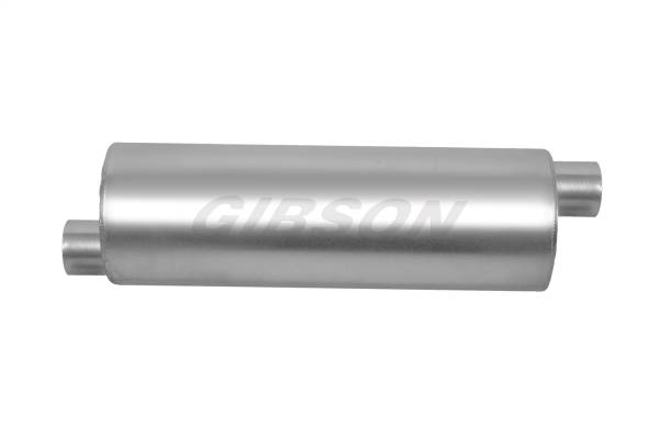 Gibson Performance Exhaust - Gibson Performance Exhaust SFT Superflow Offset/Offset Round Muffler - 421887