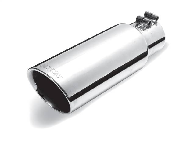 Gibson Performance Exhaust - Gibson Performance Exhaust Stainless Double Walled Angle Exhaust Tip - 500417