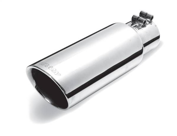 Gibson Performance Exhaust - Gibson Performance Exhaust Stainless Double Walled Angle Exhaust Tip - 500433