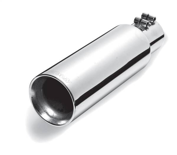 Gibson Performance Exhaust - Gibson Performance Exhaust Stainless Double Walled Straight Exhaust Tip - 500546