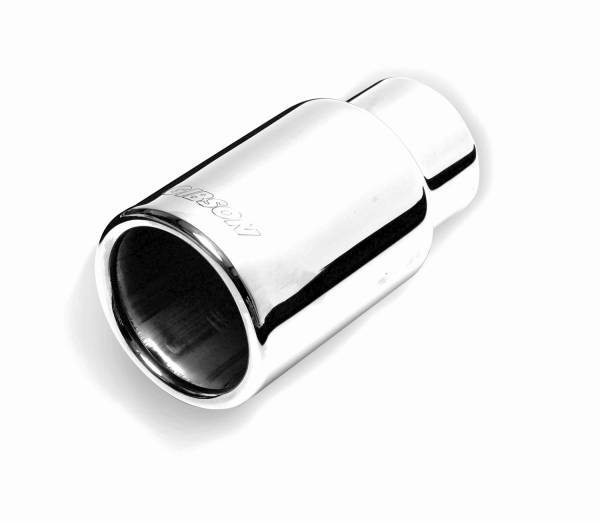 Gibson Performance Exhaust - Gibson Performance Exhaust Stainless Rolled Edge Straight Exhaust Tip - 500632