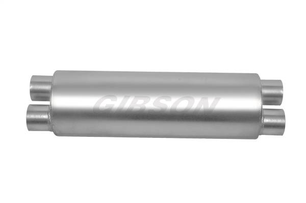 Gibson Performance Exhaust - Gibson Performance Exhaust SFT Superflow Dual/Dual Round Muffler - 766300S