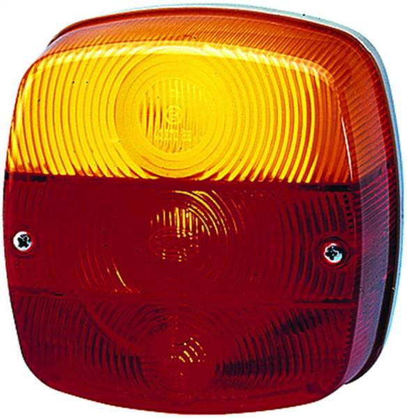 Hella - Hella 2578 Red/Amber Stop/Turn/Tail/License Plate Lamp - 002578701