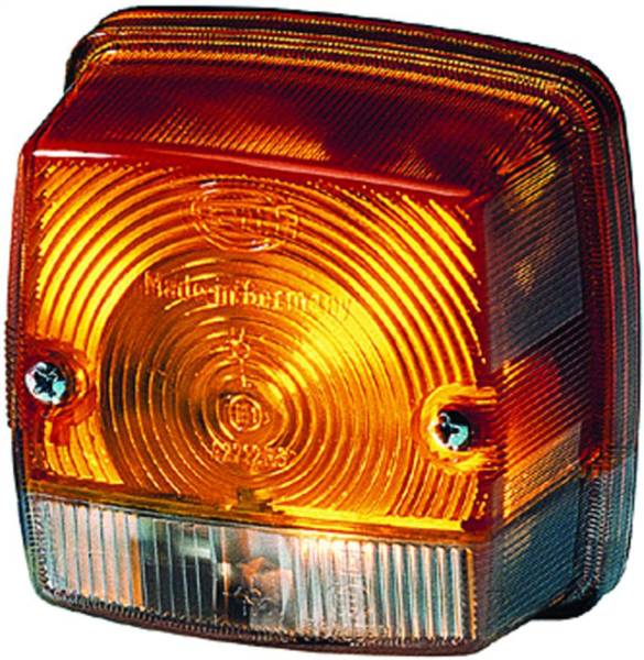 Hella - Hella 3014 Amber/White Turn/Side Marker Lamp - 003014251