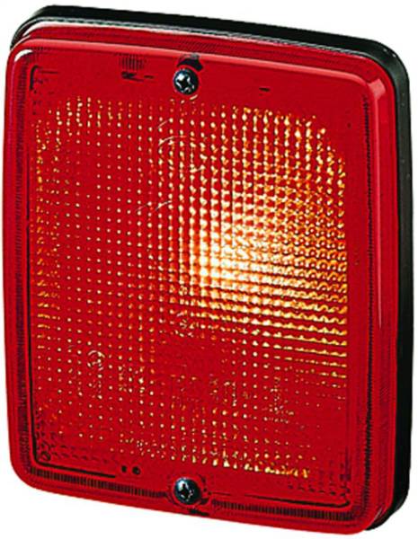 Hella - Hella 3236 Red Flush Mount Stop/Tail Lamp - 003236137