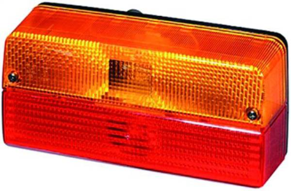 Hella - Hella 6356 Red/Amber Stop/Turn/Tail Lamp With Reflex Reflector - 006356107