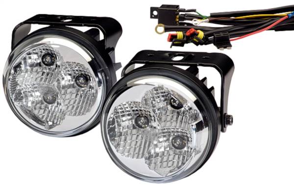 Hella - Hella LAMP KIT DRL 90MM LED 9-33V SAE - 009599811
