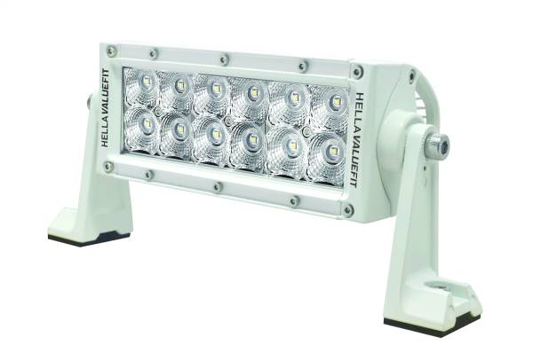 Hella - Hella HVF LGHT BR SPRT 12LED/8in. OFF RD FLD WHT - 357208011