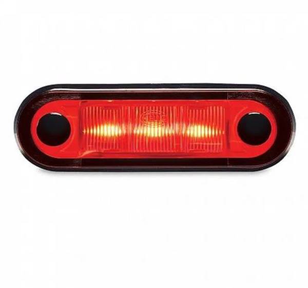 Hella - Hella LAMP S/CL MKR 9657 LED RED 24V SAE - 959657307