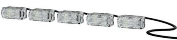 Hella - Hella LEDAYFLEX II 5 LAMP DRL W/PO 12V SAE/ECE - 980789051