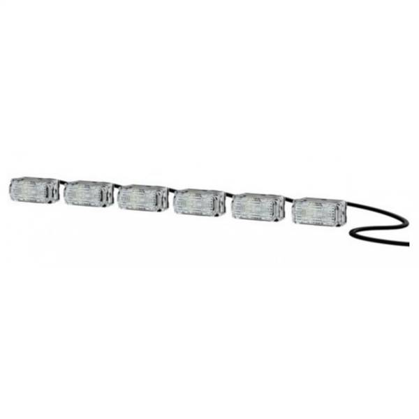 Hella - Hella LEDAYFLEX II 6 LAMP DRL W/PO 12V SAE/ECE - 980789251