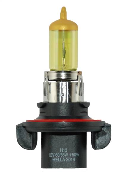 Hella - Hella H13 YL Design Series Halogen Light Bulb - H13 YL