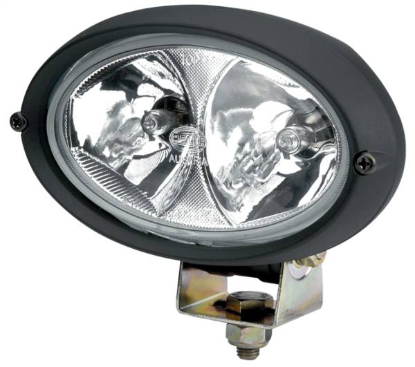 Hella - Hella Oval 100 Halogen Double Beam Work Lamp (LR) - H15161031