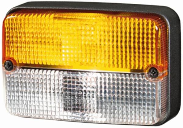 Hella - Hella 7131 Amber/White Turn/Side Marker Lamp - H24131021