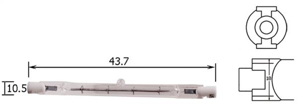 Hella - Hella BULB IND RSC 120V 500W - H83010051