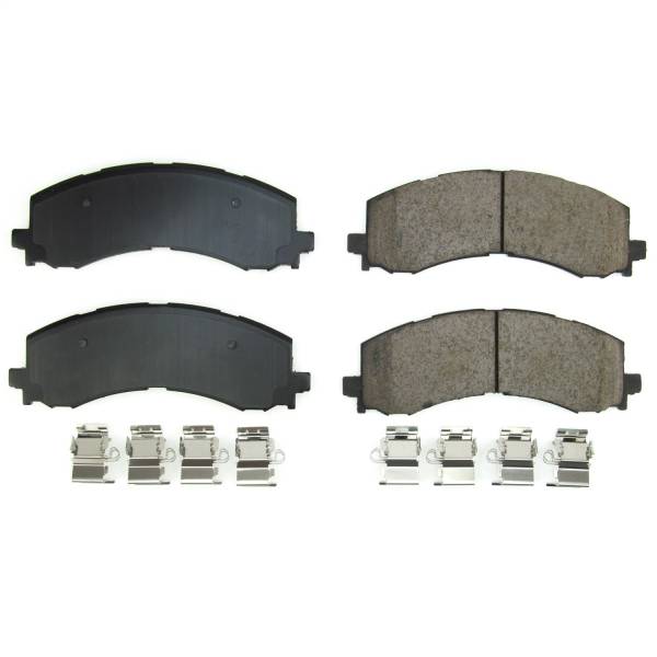 Power Stop - Power Stop Z17 EVOLUTION CERAMIC BRAKE PADS W/HARDWARE - 17-2382